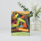 Opening Mountain Abstrakt Paul Klee Postkarte (Stehend Vorderseite)