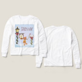 Opening our Hearts Vintage Christmas Scene (Design Vorderseite & Rückseite)