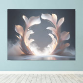 Opening Petal Portal Leinwanddruck (Insitu (Holzboden))