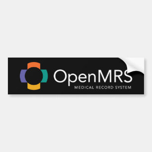 OpenMRS Autoaufkleber - Schwarzes
