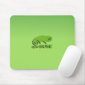 OpenSuse Linux Grün Mousepad (Mit Mouse)