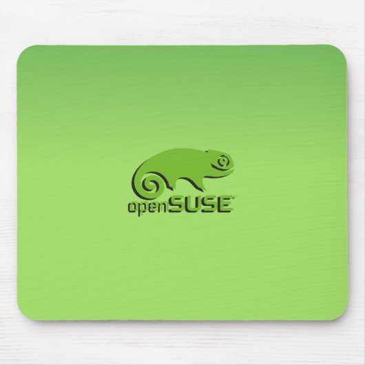 OpenSuse Linux Grün Mousepad (Vorne)