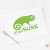 openSuzie Linux Logo Ovaler Aufkleber (Umschlag)