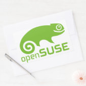 openSuzie Linux Logo Rechteckiger Aufkleber (Umschlag)