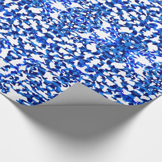 Openwork Muster im Art Chinoiserie Geschenkpapier (Ecke)