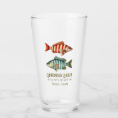 Opeongo Lake Ontario Kanada Fischgetränkebar Glas (Vorderseite)