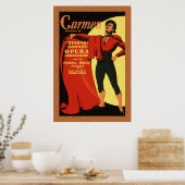 Oper 1939: Carmen 36 x 24 Poster (Küche)