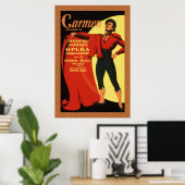Oper 1939: Carmen 36 x 24 Poster (Heimbüro)