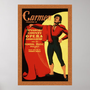 Oper 1939: Carmen 36 x 24 Poster