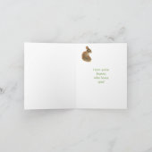 Oper Birthday Bunny Liebe Oma Opa Karte (Innenseite)