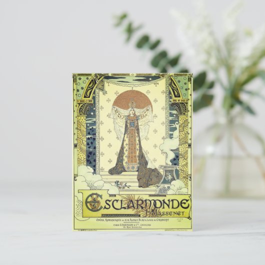 Oper Esclarmonde Postkarte (Stehend Vorderseite)