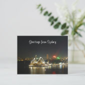 Oper frontal sydney postkarte (Stehend Vorderseite)