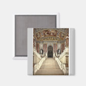 Oper, Interieur, Wien, Österreich-Ungarn Magnet (Vorderseite/Rückseite)