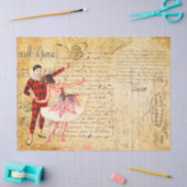 Oper mit französischer Handschrift Seidenpapier (Basteln)