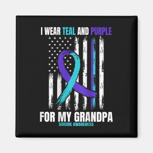Oper Suicide Awareness Prevention American Flag Magnet (Vorne)