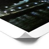 Oper Sydney, lebhaft orange Poster (Ecke)