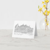 Opera + Ballet Theatre, Odessa, Ukraine Karte (Gelbe Blume)