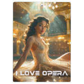 OPERA - BALLETT - ICH LIEBE OPER KLEMMBRETT (Rückseite)