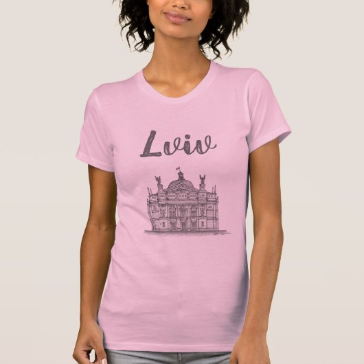 Opera + Balletttheater, Lwiw, Ukraine T-Shirt (Vorderseite)