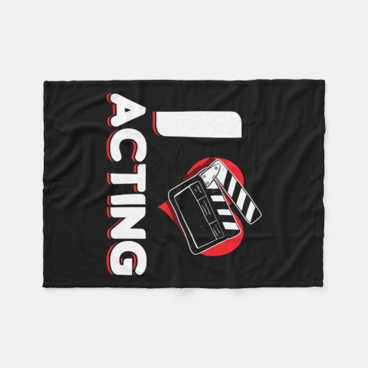 Opera Broadway Bühne Schauspielerin Theater Schaus Fleecedecke (Vorderseite (Horizontal))