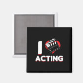 Opera Broadway Bühne Schauspielerin Theater Schaus Magnet (Vorderseite/Rückseite)