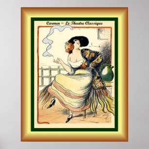 Opera ~ Carmen ~ Toreador Song ~ 1875 ~ Poster