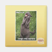 Opera Cat Magnet (Vorne)