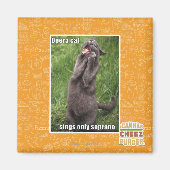 Opera Cat Magnet (Vorne)