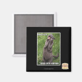 Opera Cat Magnet (Vorderseite/Rückseite)