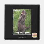 Opera Cat Magnet (Vorne)