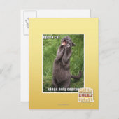 Opera Cat Postkarte (Vorne/Hinten)