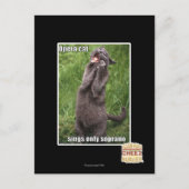 Opera Cat Postkarte (Vorderseite)