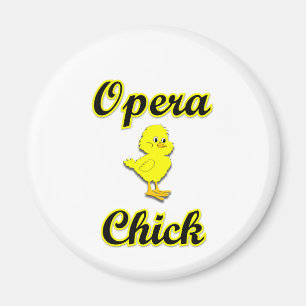 Opera Chick Magnet