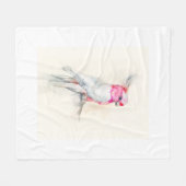 Opera Cockatoo Fleecedecke (Vorderseite (Horizontal))