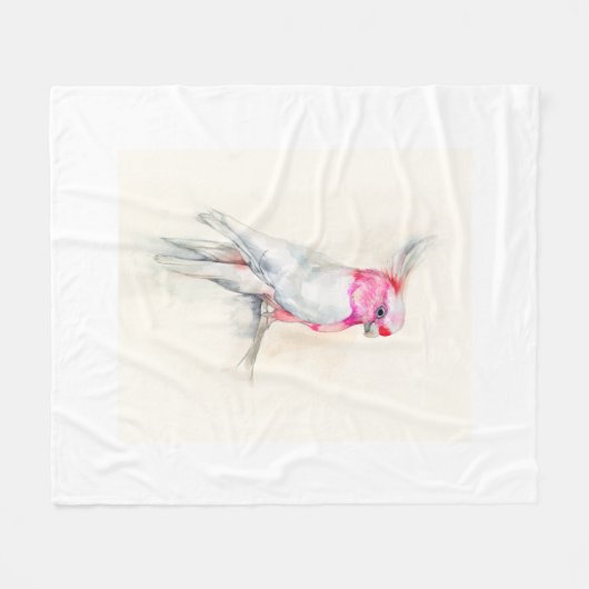 Opera Cockatoo Fleecedecke (Vorderseite (Horizontal))