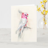 Opera Cockatoo Karte (Gelbe Blume)