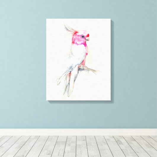 Opera Cockatoo Leinwanddruck (Insitu (Holzboden))