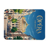 Opéra Frankreich Magnet (Horizontal)