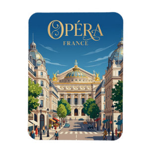Opéra Frankreich Magnet