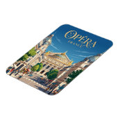 Opéra Frankreich Magnet (Linke Seite)