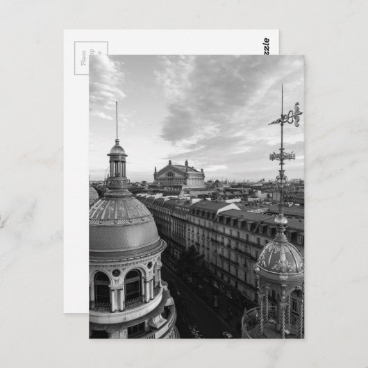 opéra Garnier, Paris, Frankreich Postkarte (Vorne/Hinten)