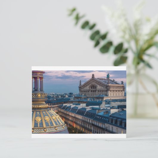 Opéra garnier, Paris Postkarte (Stehend Vorderseite)