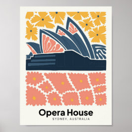 Opera House Sydney Australien Reisen Florenz Poster
