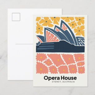 Opera House Sydney Australien Reisen Florenz Postkarte