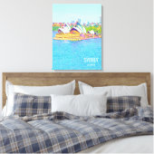 Opera House Sydney Hafen Wasseransicht Canvas Prin Leinwanddruck (Insitu (Schlafzimmer))