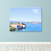Opera House Sydney Hafen Wasseransicht Canvas Prin Leinwanddruck (Insitu (Holzboden))