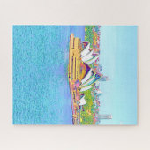 Opera House Sydney Hafen Wasserblick Jigsaw Puzzl Puzzle (Horizontal)