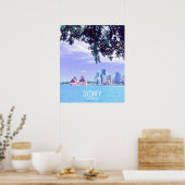Opera House Sydney Harbour Blick aufs Wasser Poster (Küche)