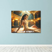 OPERA - I LOVE OPERA LEINWANDDRUCK (Insitu (Holzboden))