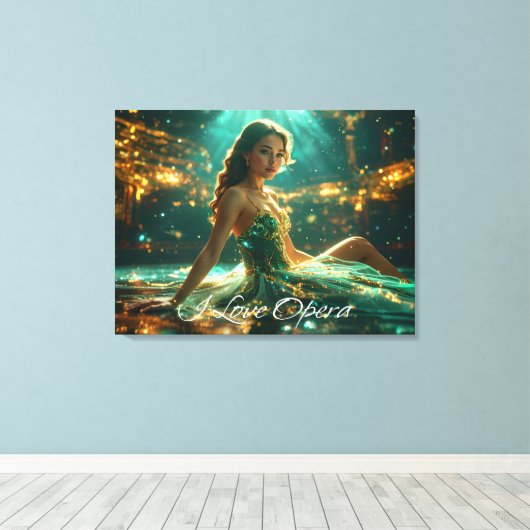 OPERA - I LOVE OPERA LEINWANDDRUCK (Insitu (Holzboden))